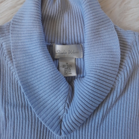 VINTAGE Studio Works Ribbed Sweater - Picture 7 of 11